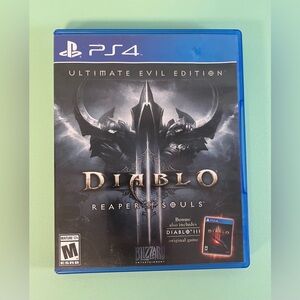 PS4 Ultimate Evil Edition Diablo Reaper of Souls Video Game, PlayStation 4 Game